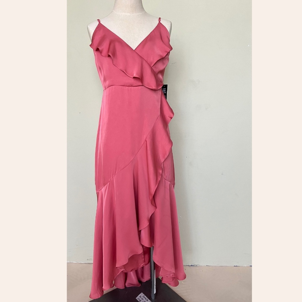 Express Coral Flowy Summer Dress – Size M